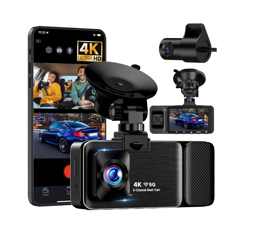 Cámara De Vehiculo 4K WiFi 5G Visión Nocturna Sensor G
