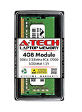 Memoria RAM 4GB DDR4 2133 MHz SODIMM PC4-17000