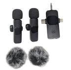 Microfono inalámbricos 3 en 1 Aux 3.5MM/Lightning/Tipo-C