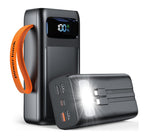 Cargador Portátil De Carga Rápida 35W Con 6 Puertos y Batería De 50,000mAh
