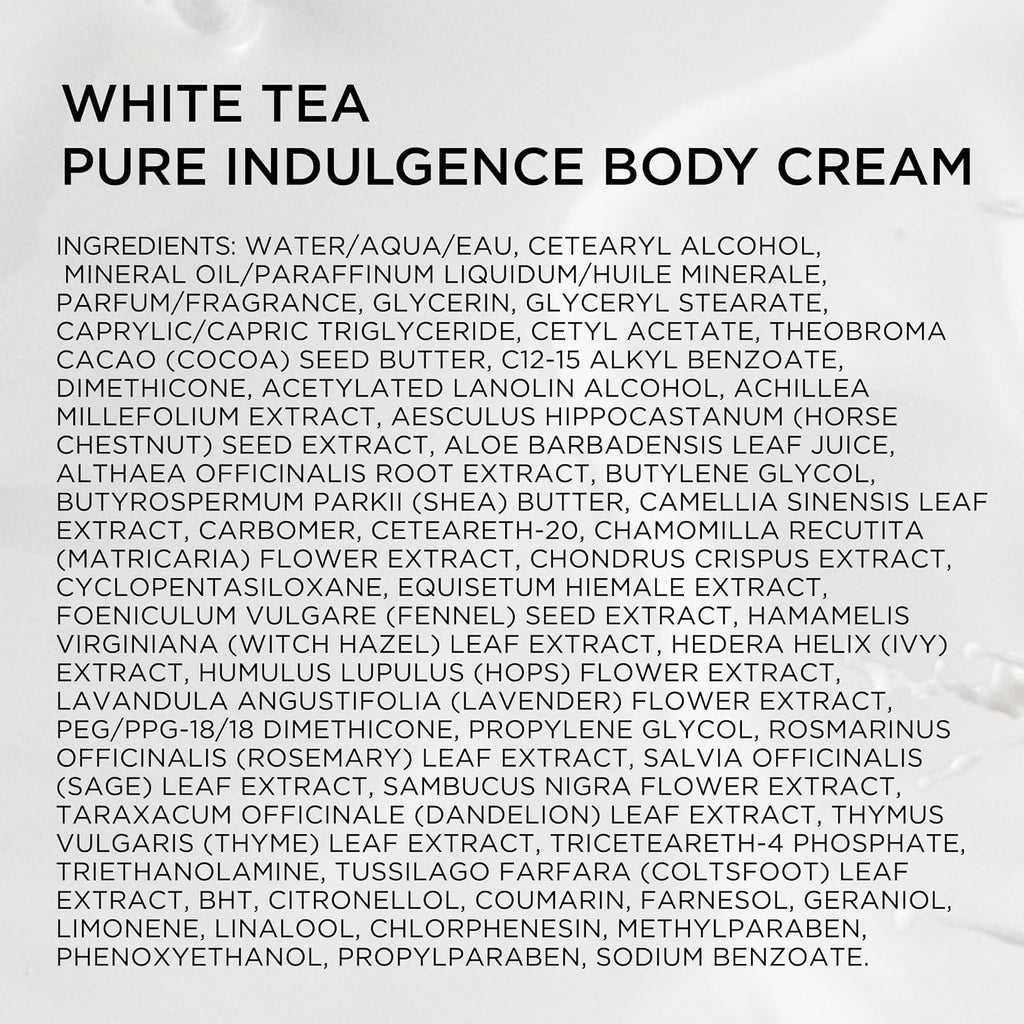 EA White Tea Pure Indulgence Body Cream