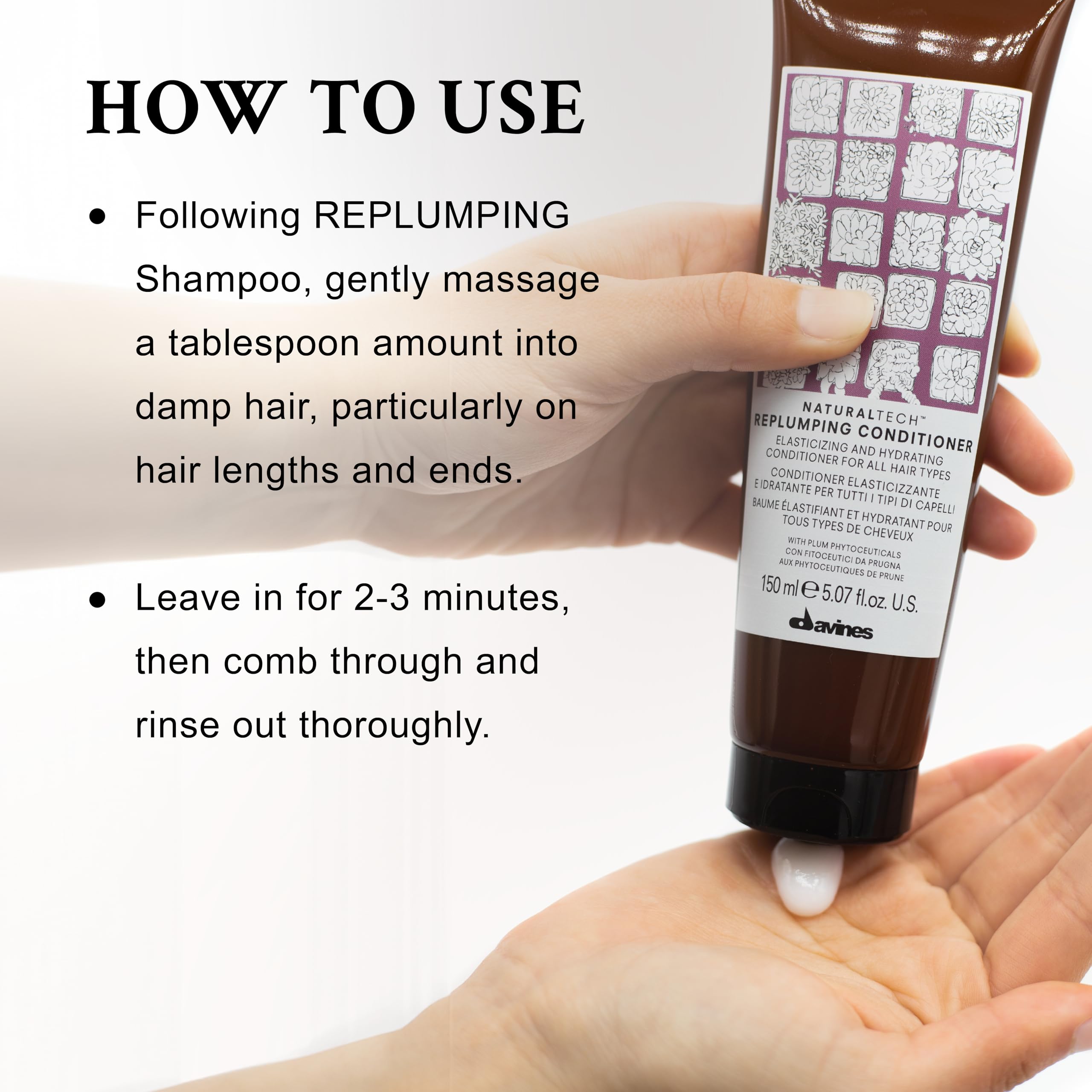 DAVINES NATURAL TECH REPLUMPING CONDITIONER 150ML