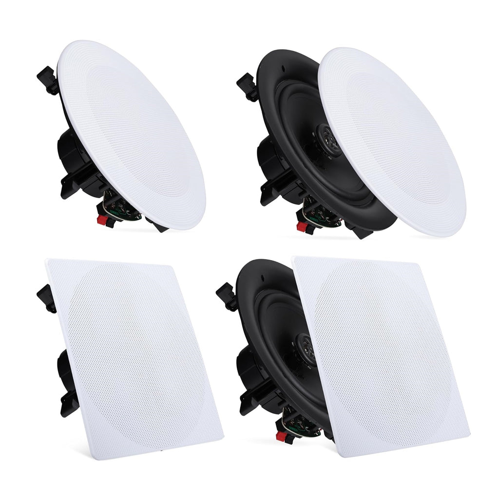 Bocinas De Techo 8? Pyle Bluetooth (4pcs) [Alexa] 250 Watt (PDICBT286)