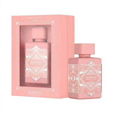 Perfumes mujer, color/material rosado, marca Lattafa