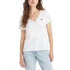 Camiseta Levis Mangas Cortas Lisa Cuello V Para Damas by Levis