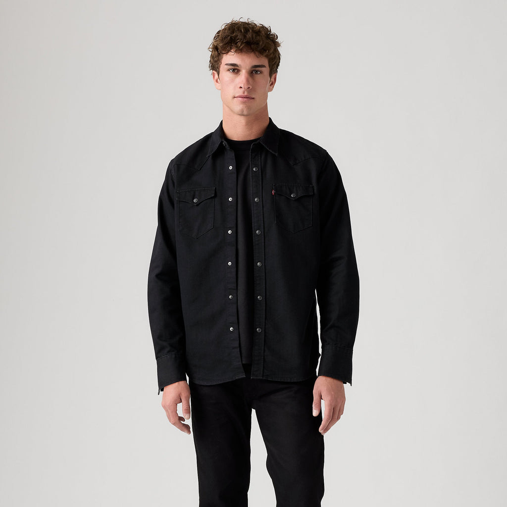 Camisa Levis Mangas Largas Lisa para Caballeros