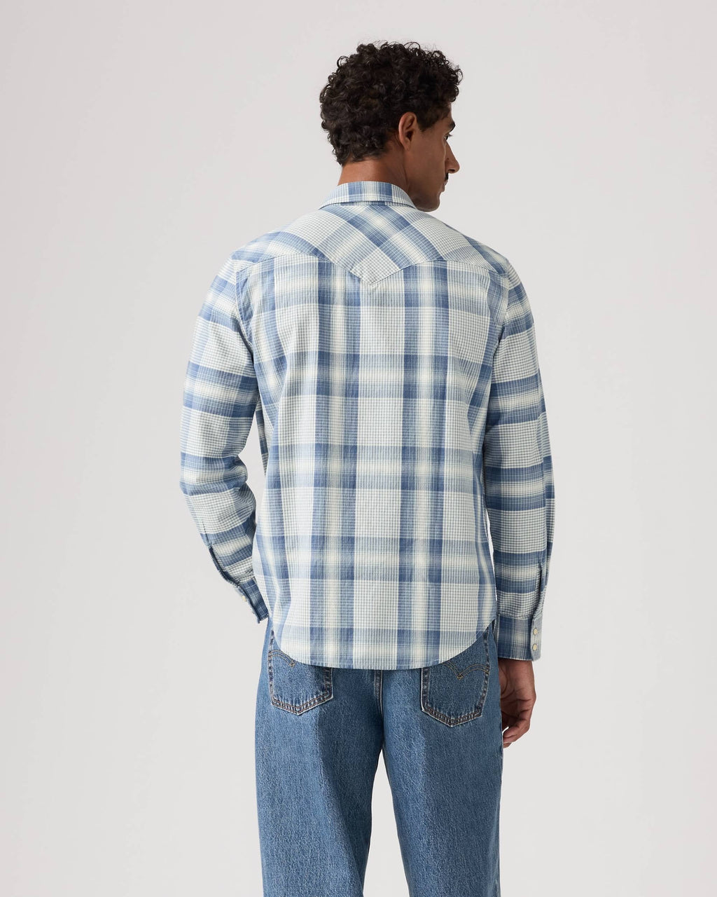 Camisa Levis Mangas Largas Cuadros para Caballeros