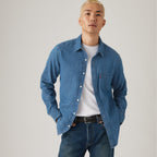 Camisa Levis Mangas Largas Lisa Jeans para Caballeros