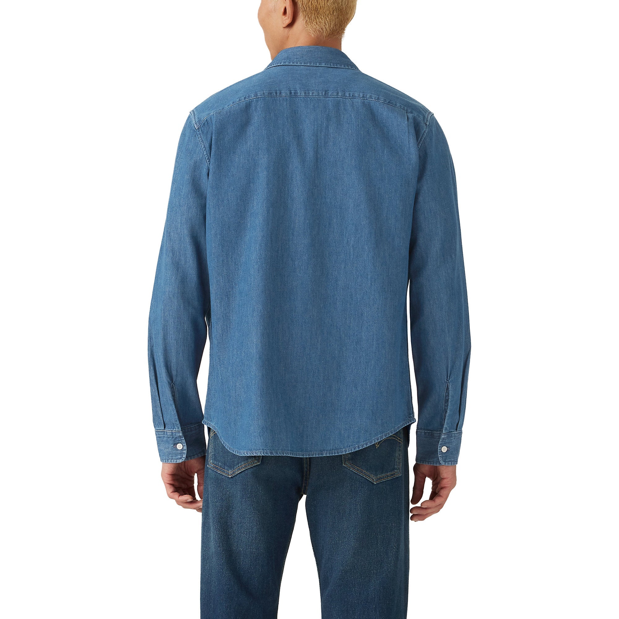 Camisa Levis Mangas Largas Lisa Jeans para Caballeros