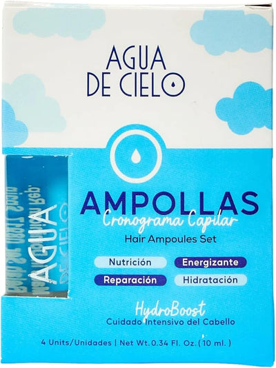 AGUA DE CIELO AMPOLLAS CRONOGRAMA CAPILAR 4 UND