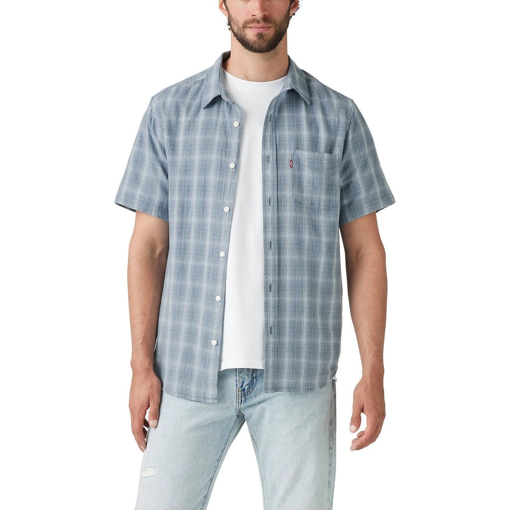 Camisa Levis Mangas Cortas Cuadros Para Caballeros by Levis