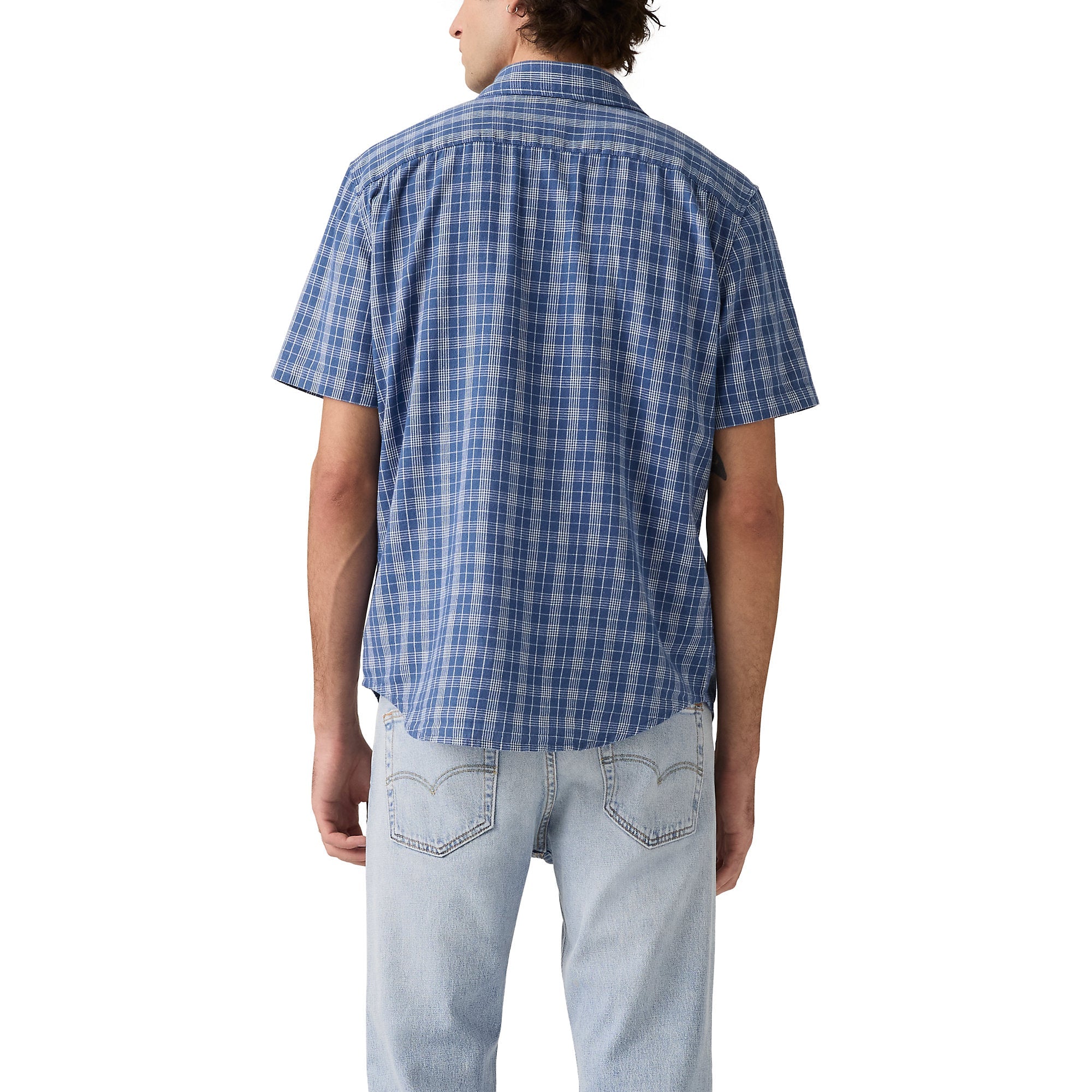 Camisa Levis Mangas Cortas Cuadros para Caballeros