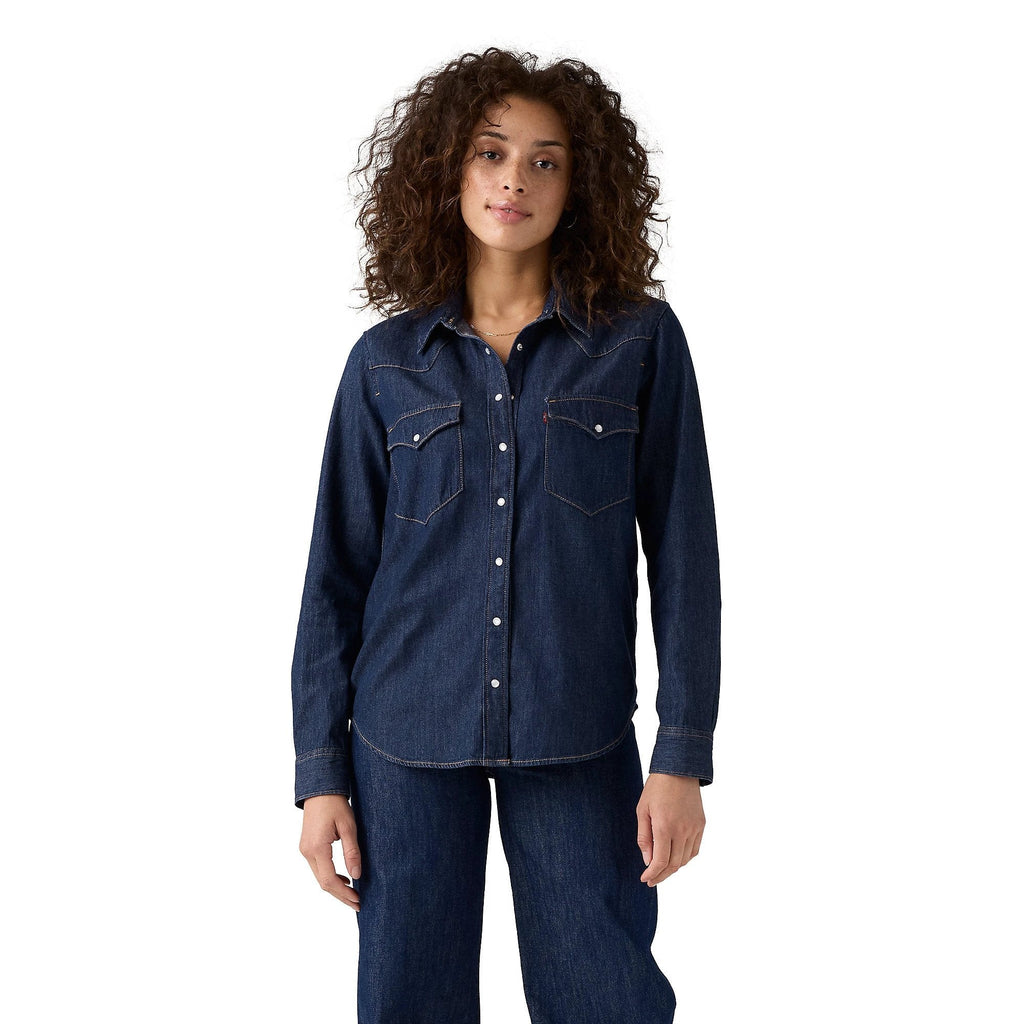 Camisa Levis Mangas Largas Lisa Para Damas by Levis
