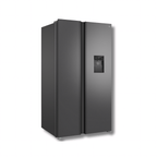 Refrigeradora Side by Side TCL M/P650SBC 23 cu.ft. Inverter con Dispensador de Agua Gris Oscuro