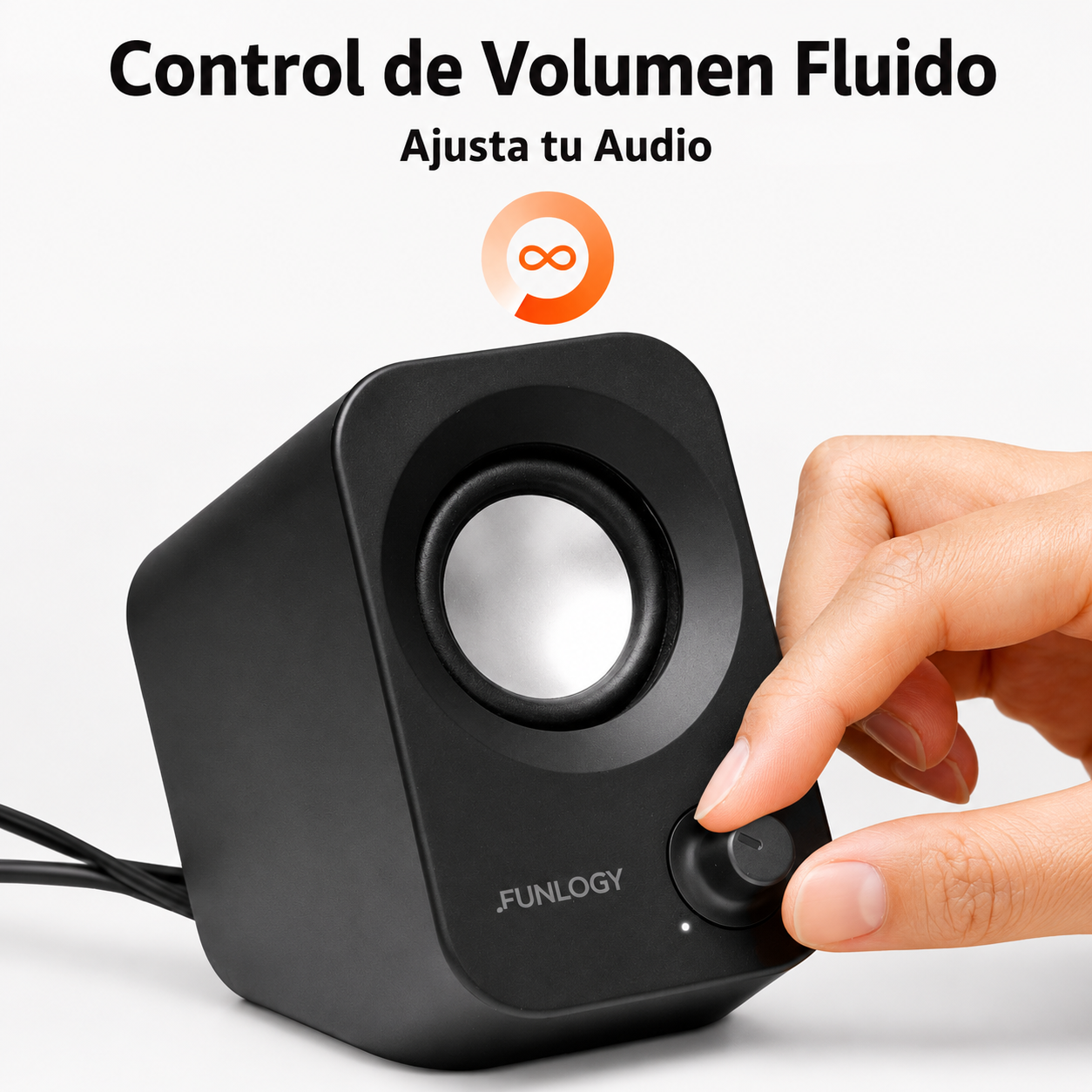 Bocinas Estéreo FUNLOGY Para PC De 14W: Sonido Potente En Un Diseño Compacto