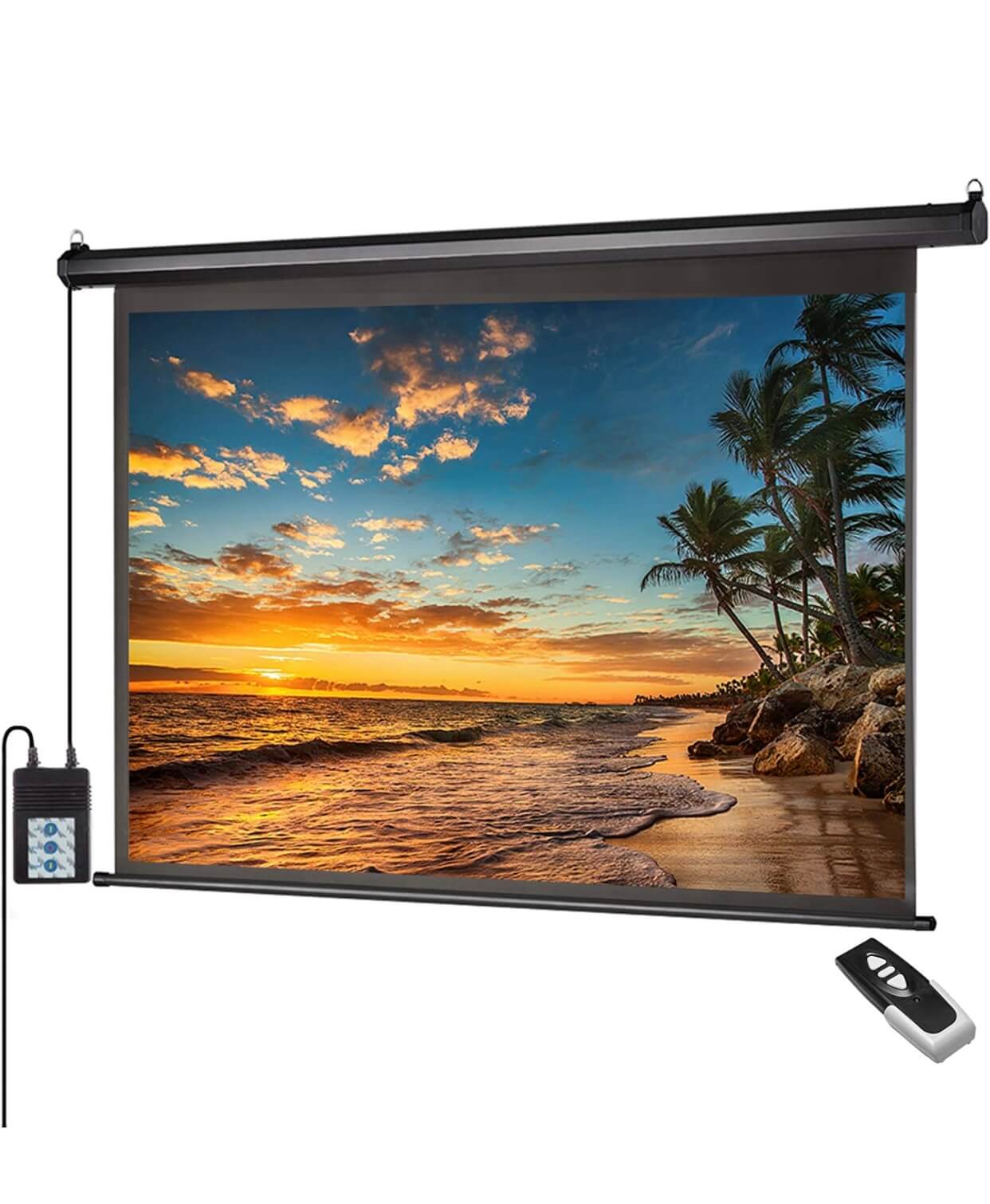 Pantalla Proyector Eléctrica 120 Pulgadas