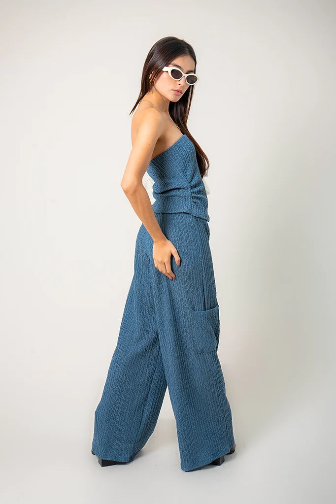 TOP STRAPLESS TEXTURA R-C 8711.
