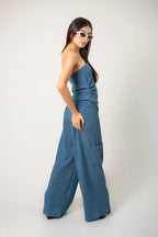 TOP STRAPLESS TEXTURA R-C 8711.
