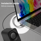 Bocinas Estéreo FUNLOGY Para PC De 14W: Sonido Potente En Un Diseño Compacto