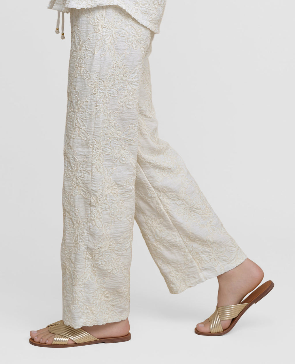 Pantalon | Detalles Bordados | Pretina Elastica - Kliquea