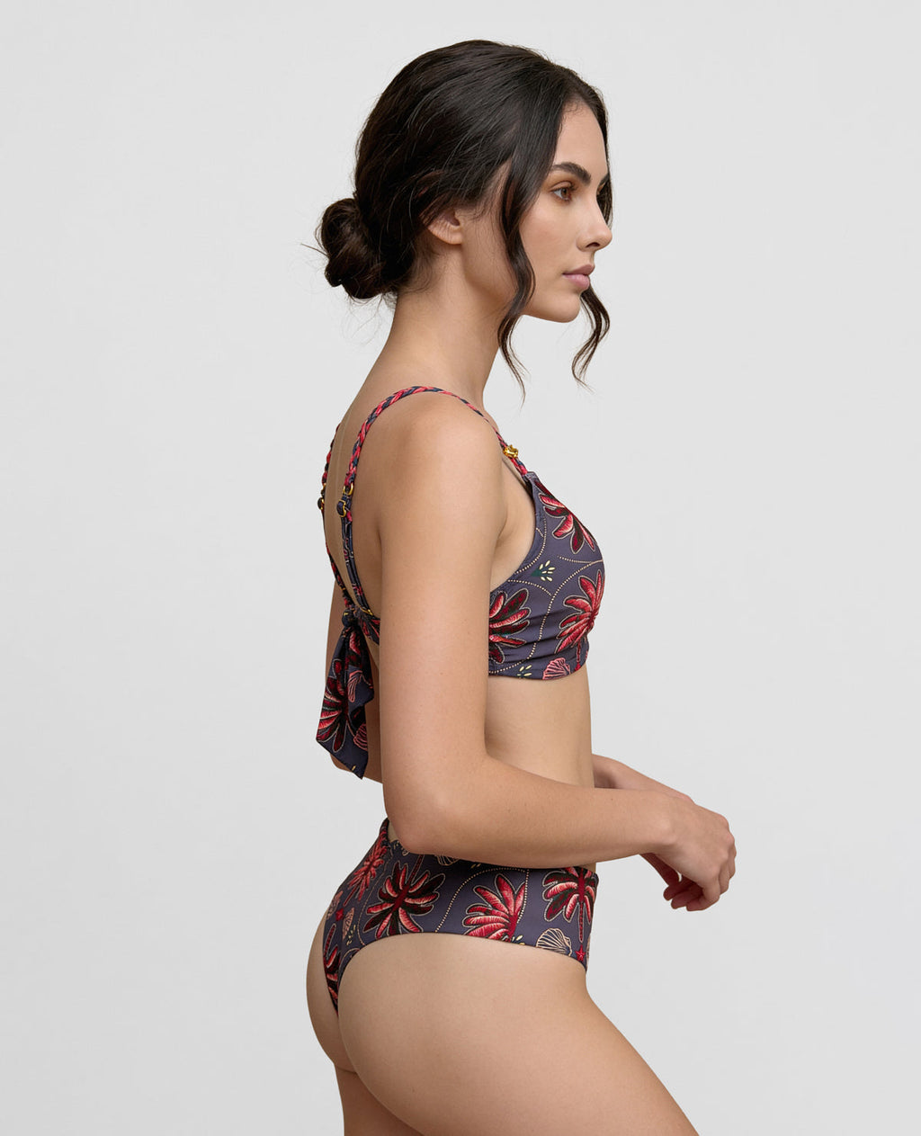 Panty de Baño | Semidescaderado | Fruncido Posterior - Kliquea