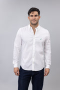 Camisa Nautica Mangas Largas Lisa para Caballeros