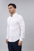 Camisa Nautica Mangas Largas Lisa para Caballeros