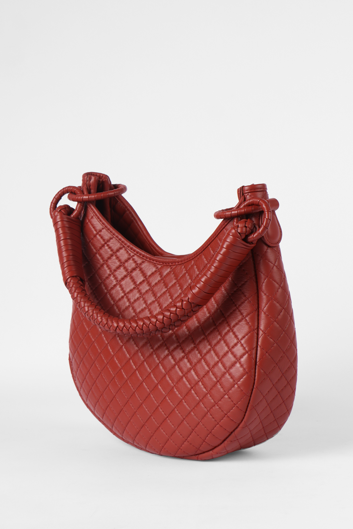 Saddle Shoulder Bag, Brick