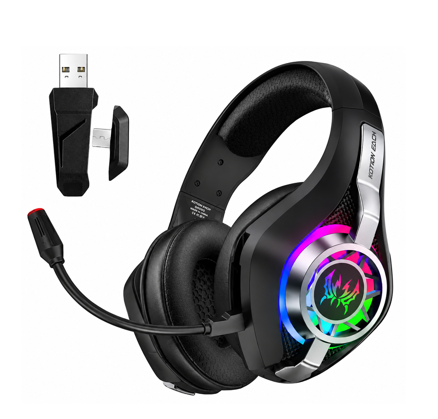 Audífonos Gamer KOTION GS400 Ultra Inalámbricos