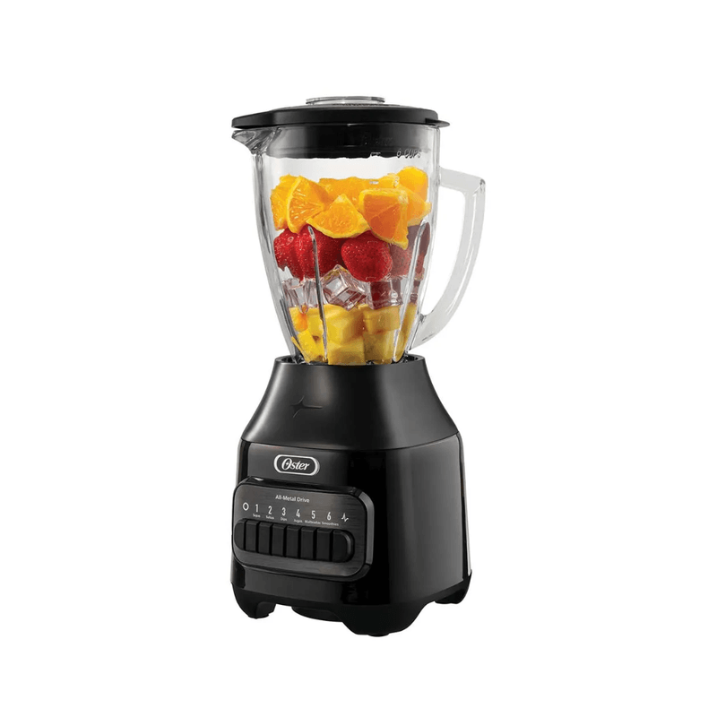 Licuadora Oster M/BLSTPEG-BPB 6 Velocidades con Vaso de Vidrio Negra