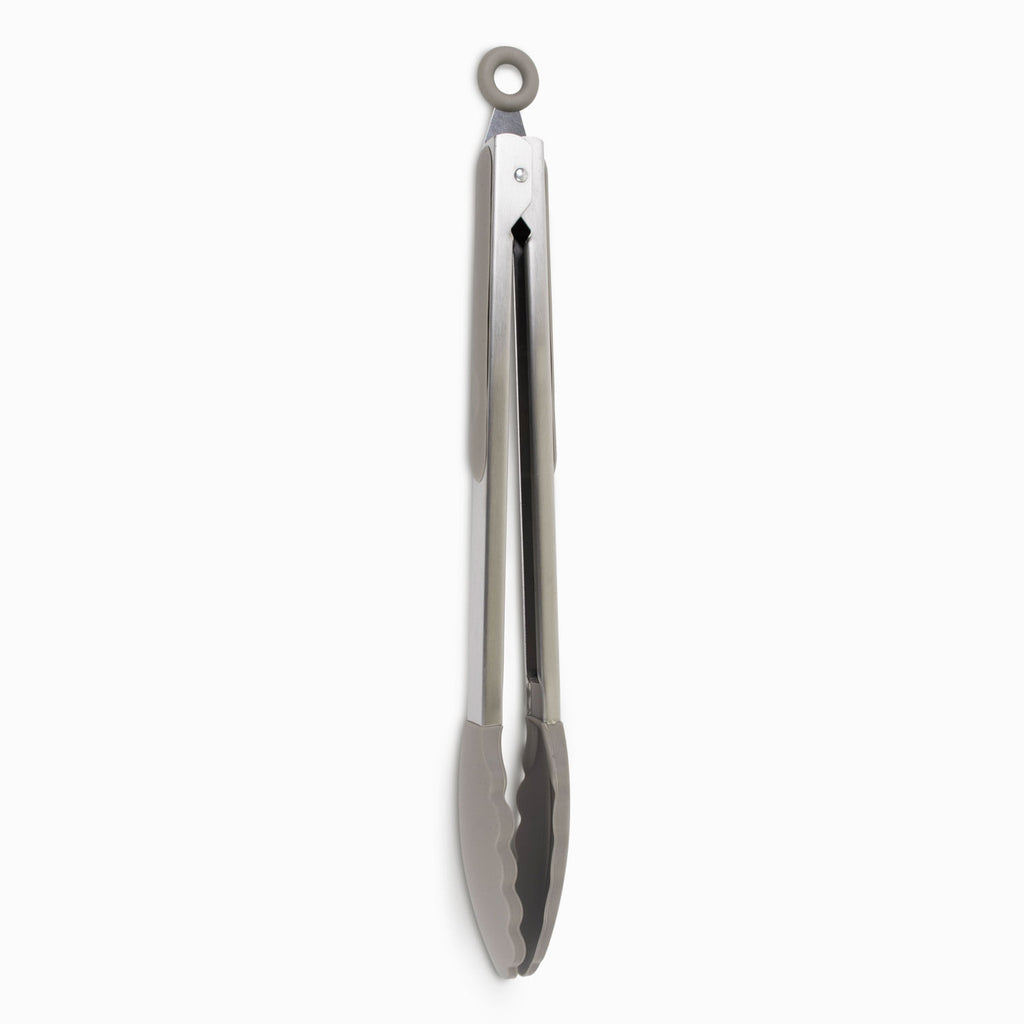 Pinza acero inoxidable y silicona 30 cm