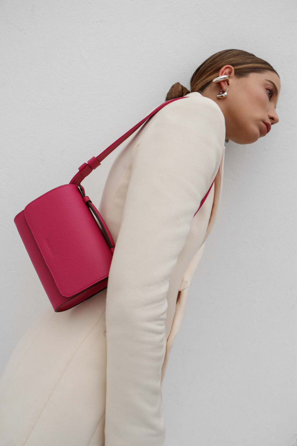 Canvas Belt bag - Pink (3 in 1 convertible)
