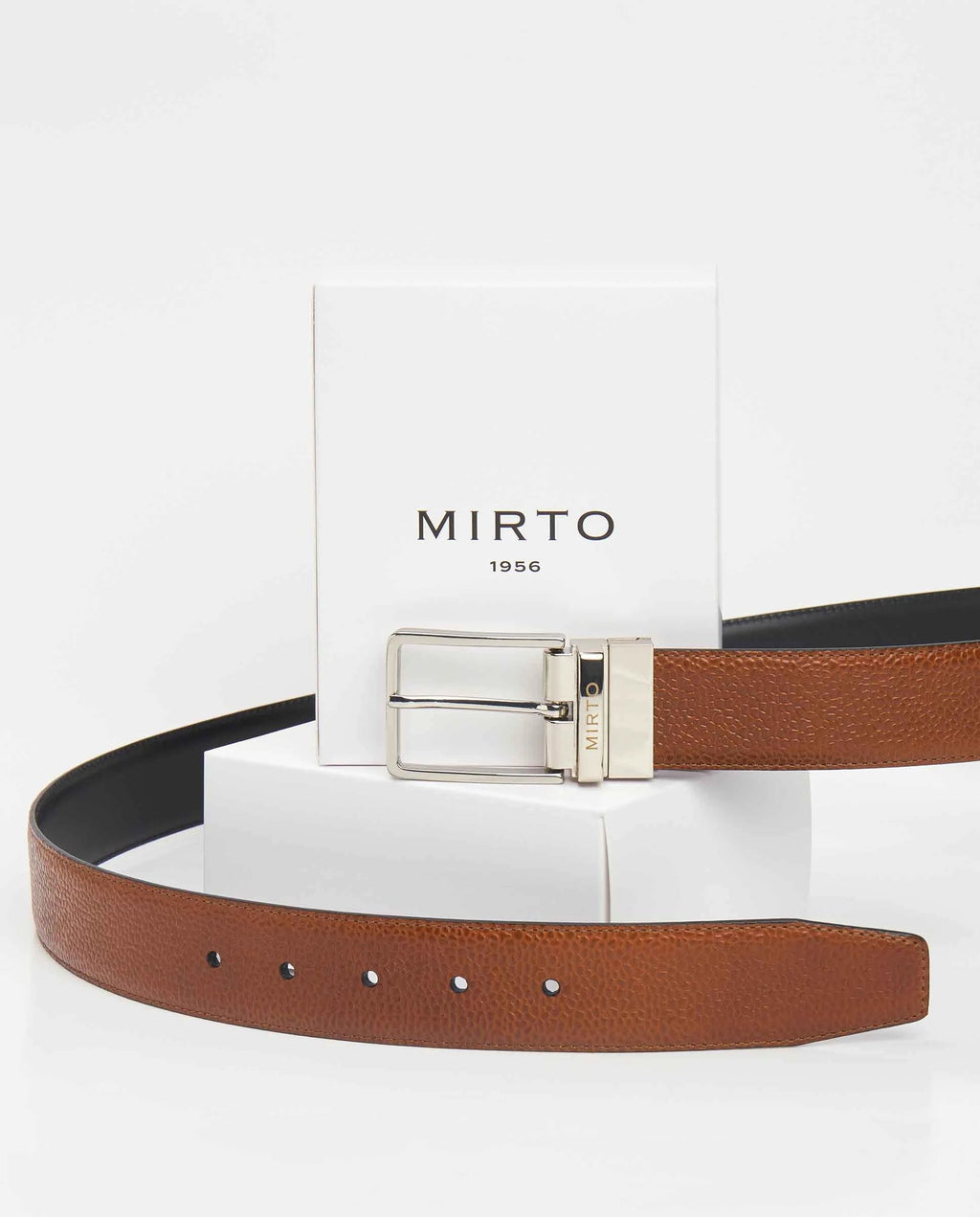 Correa Mirto Reversible Para Caballeros by Mirto