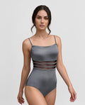 Vestido de Baño Entero | Copas Fijas | Control de Abdomen - Kliquea