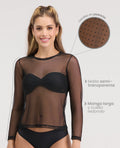 Camibuso | Semi transparente | Detalles en Pedrería - Kliquea
