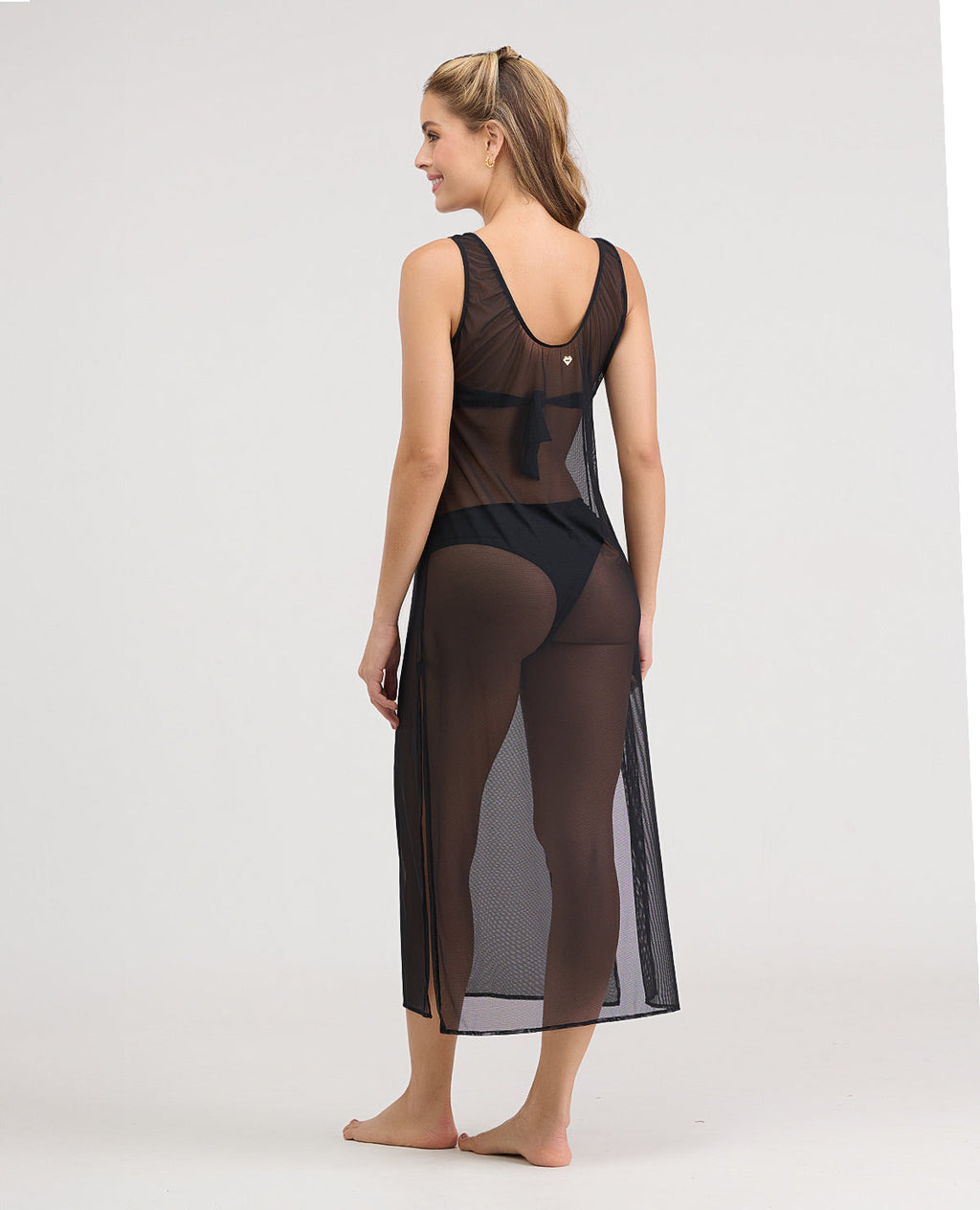 Vestido Largo Semitransparente | Tul | Estilo Playero - Kliquea
