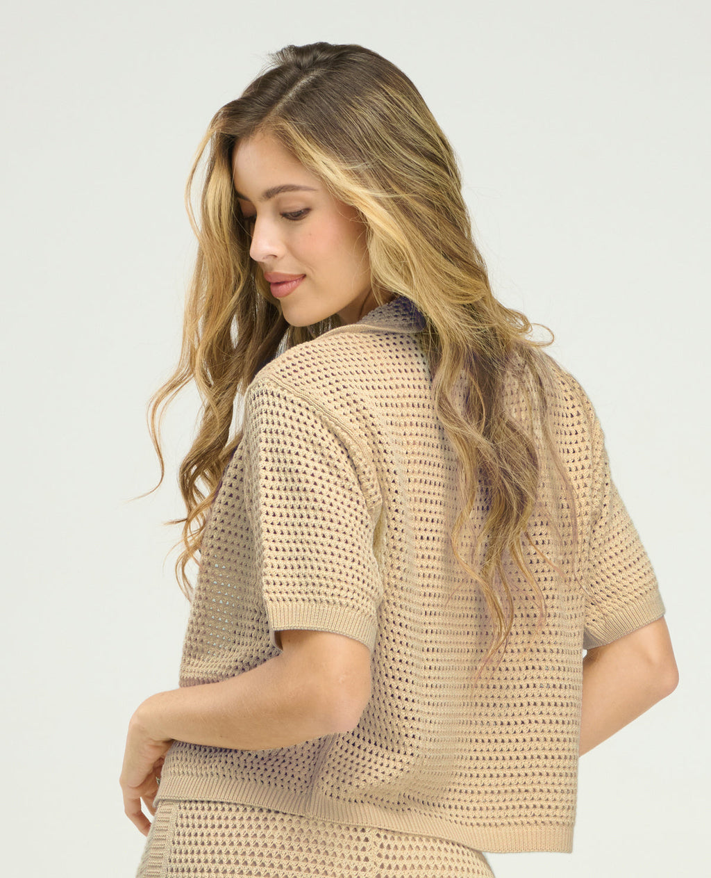 Camisa Tejida | Manga Corta | Cuello Clásico | Multipropósito - Kliquea