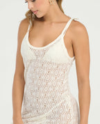 Vestido Largo | En Malla | Aperturas Laterales - Kliquea