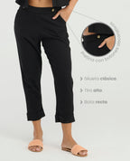 Pantalon | Tiro Alto | Bota Recta - Kliquea