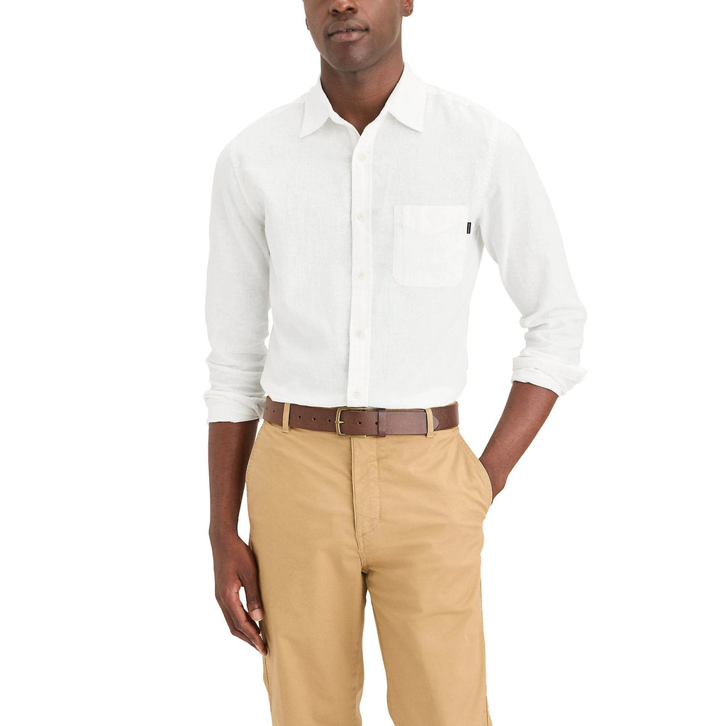 Camisa Dockers Mangas Cortas Lisa Para Caballeros by Dockers