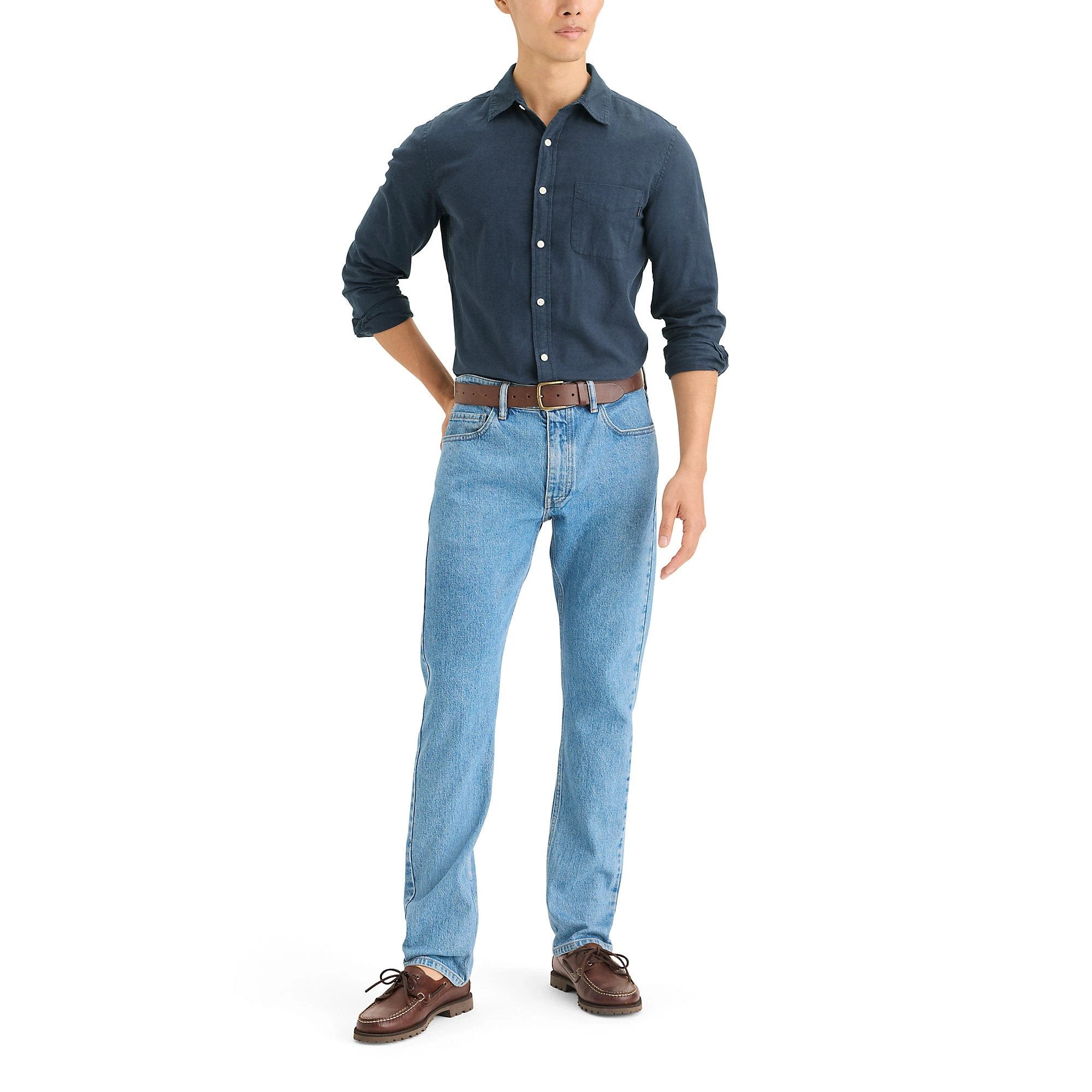Camisa Dockers Mangas Largas Lisa Para Caballeros by Dockers