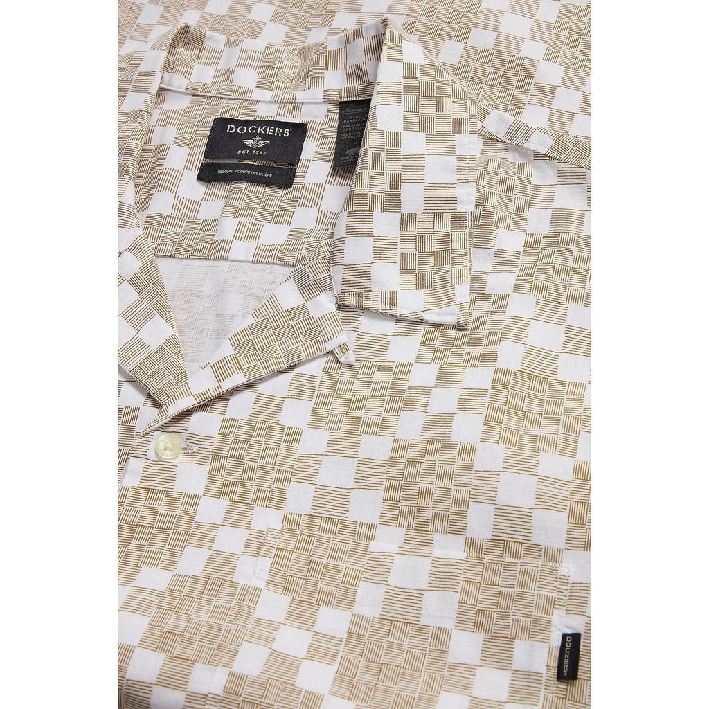 Camisa Dockers Mangas Cortas Estampada Para Caballeros by Dockers