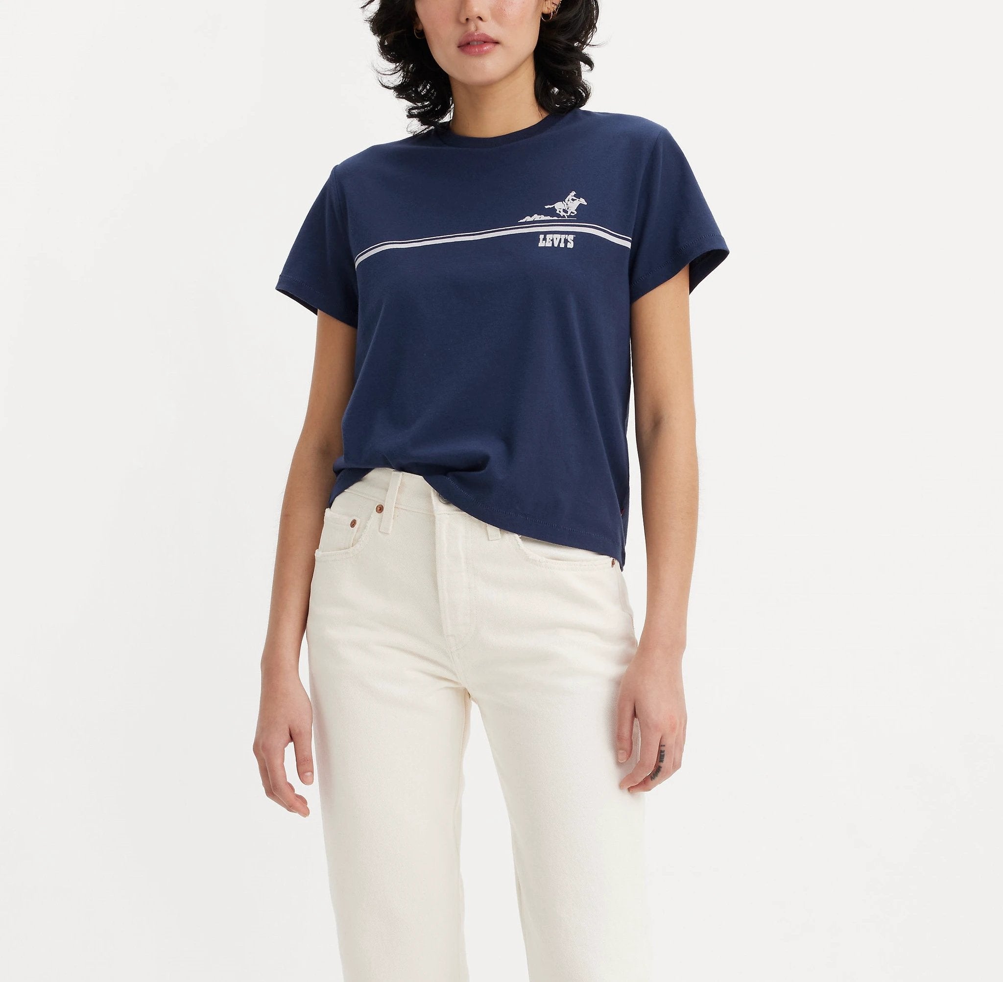 Camiseta Levis Mangas Cortas Estampada P/ Damas A22260076 by Levis