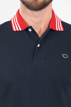 Poloshirt Oscar De La Renta Mangas Cortas Liso P/ Caballeros A23KNP020 by Oscar De La Renta