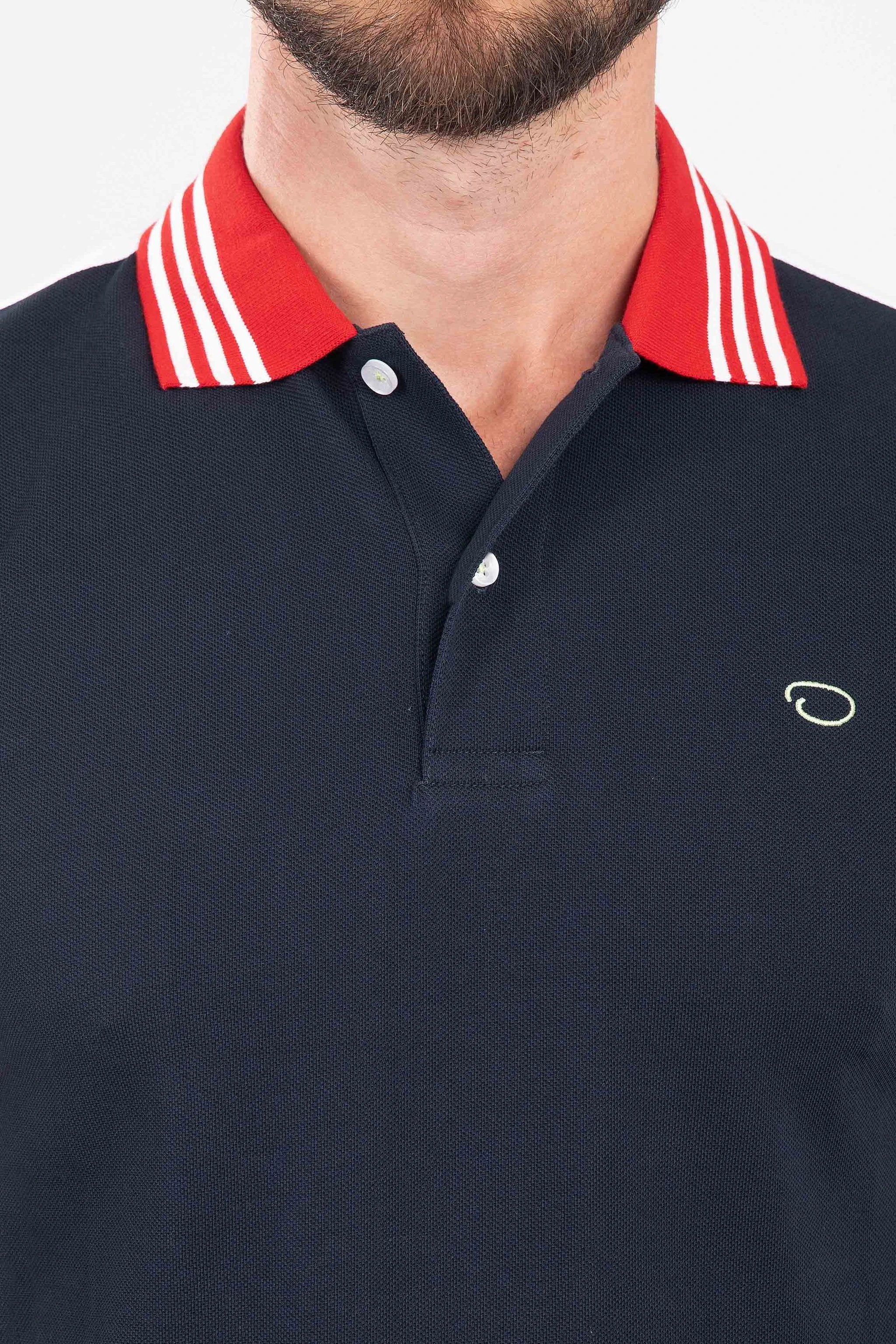 Poloshirt Oscar De La Renta Mangas Cortas Liso P/ Caballeros A23KNP020 by Oscar De La Renta
