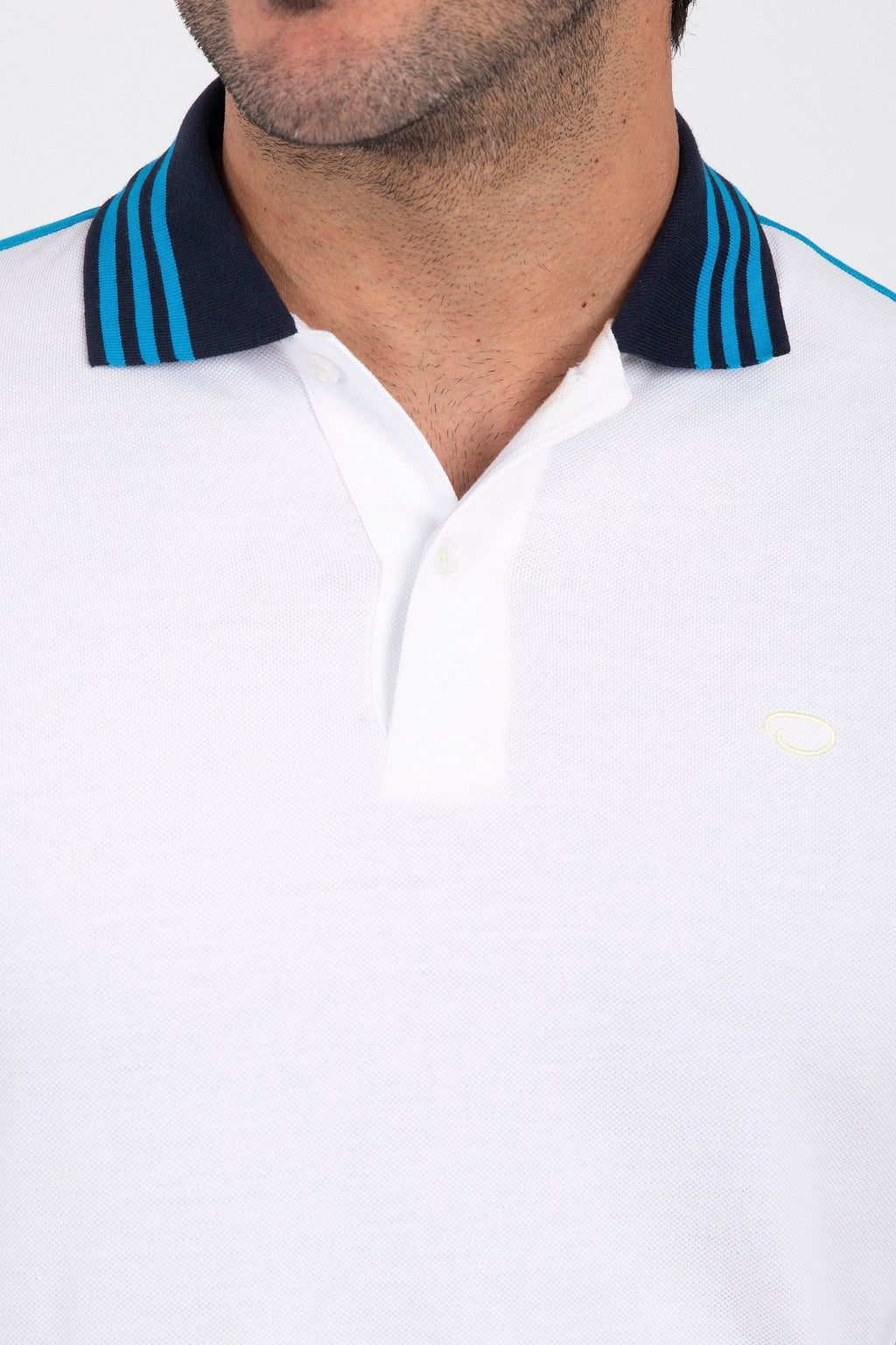 Poloshirt Oscar De La Renta Mangas Cortas Liso P/ Caballeros A23KNP020 by Oscar De La Renta