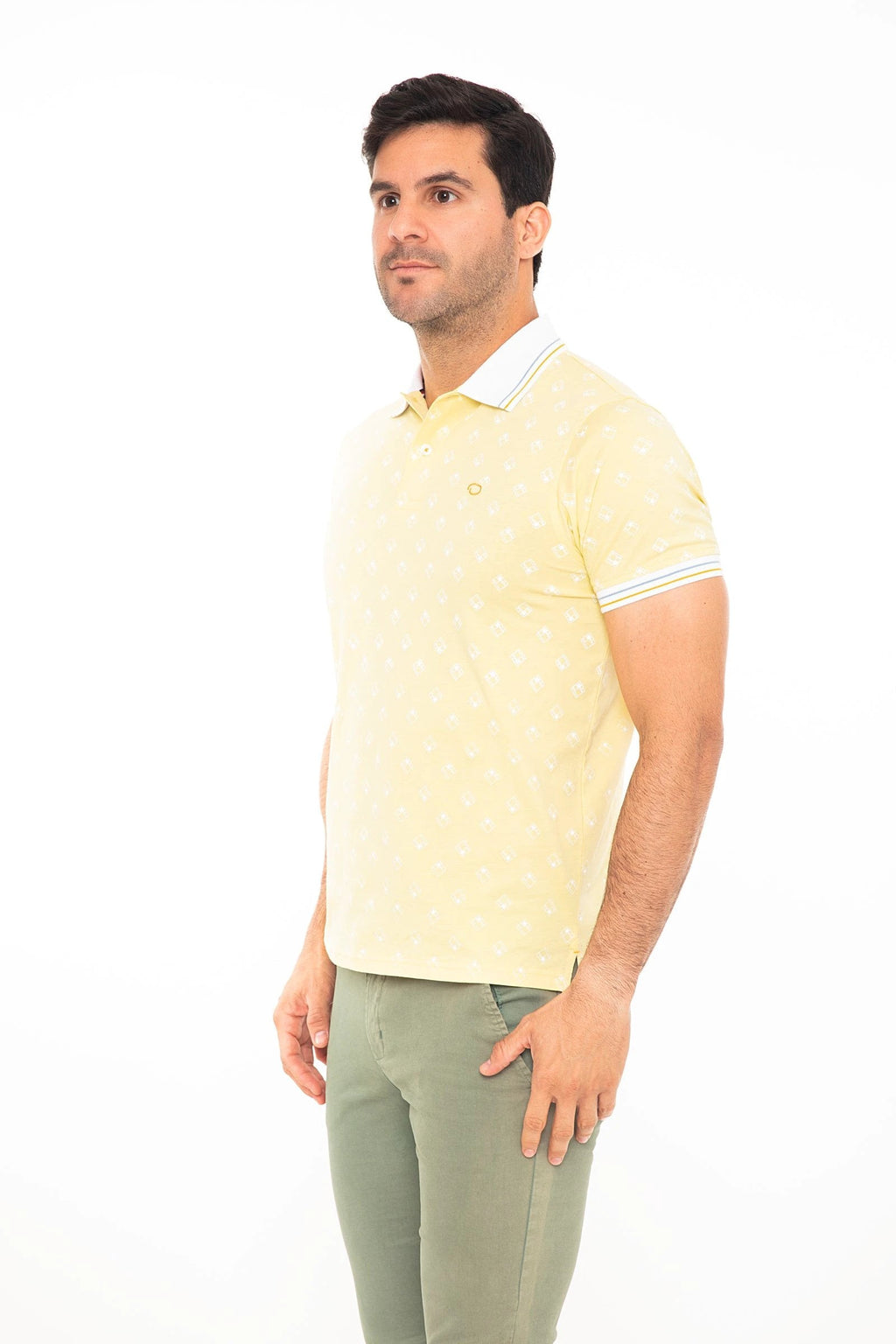 Poloshirt Oscar De La Renta Mangas Cortas Estampado P/ Caballeros by Oscar De La Renta