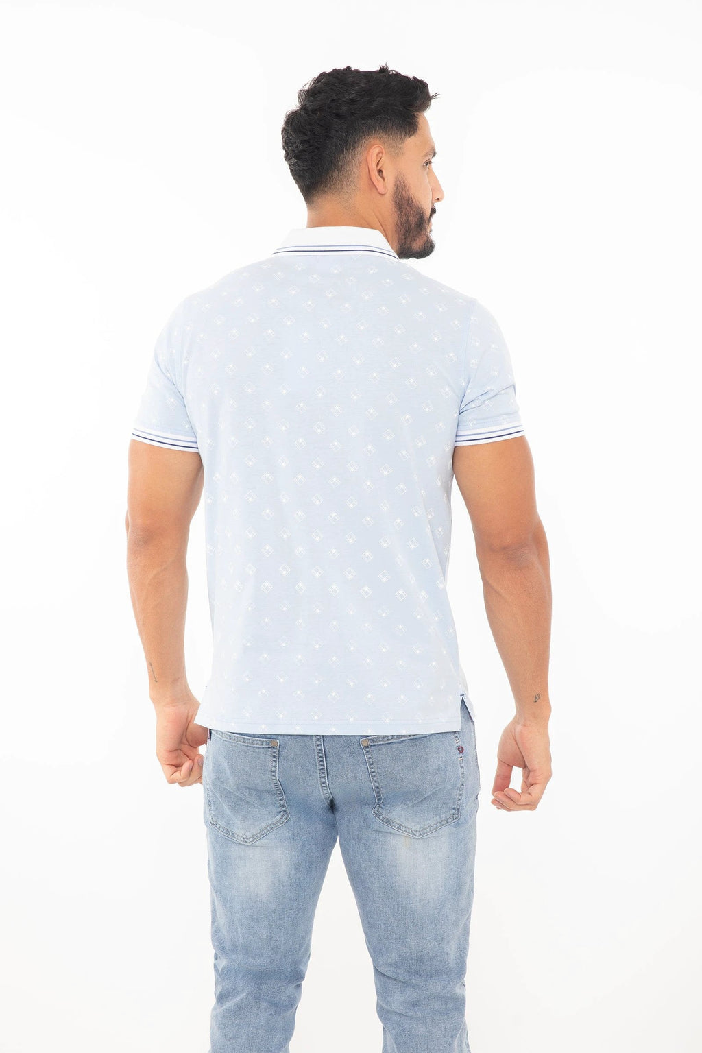 Poloshirt Oscar De La Renta Mangas Cortas Estampado P/ Caballeros by Oscar De La Renta