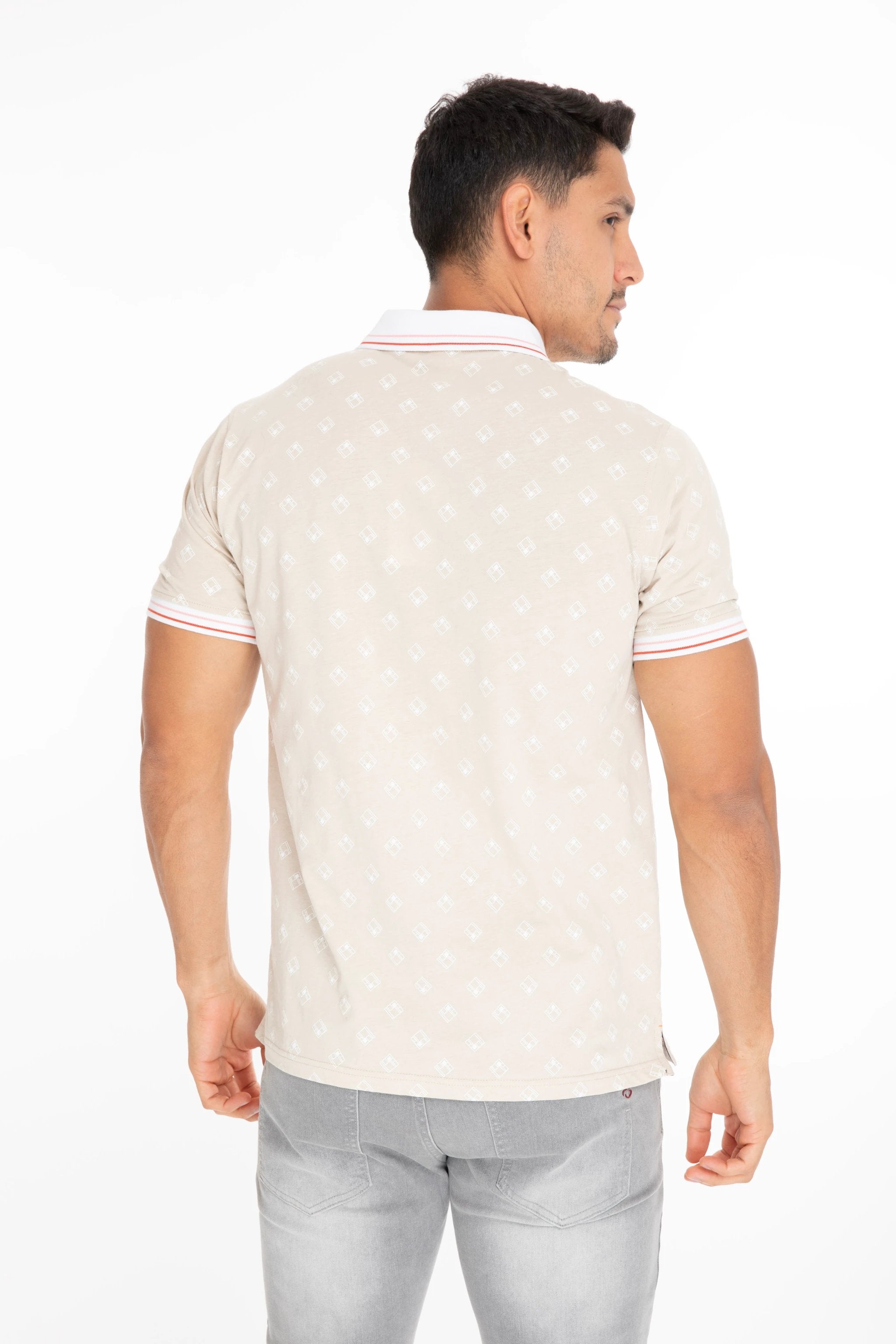 Poloshirt Oscar De La Renta Mangas Cortas Estampado P/ Caballeros by Oscar De La Renta