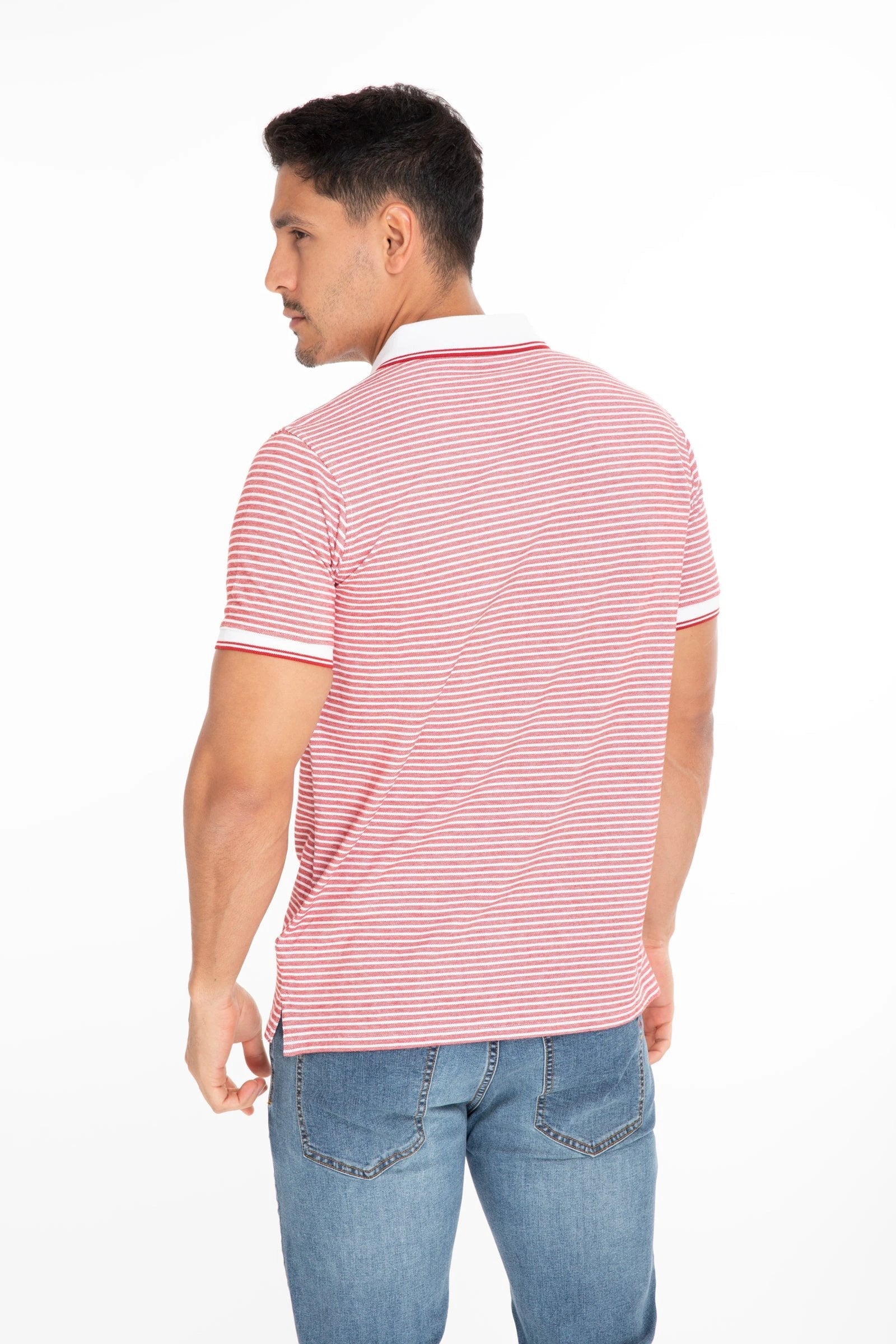 Poloshirt Oscar De La Renta Mangas Cortas Rayas P/ Caballeros by Oscar De La Renta